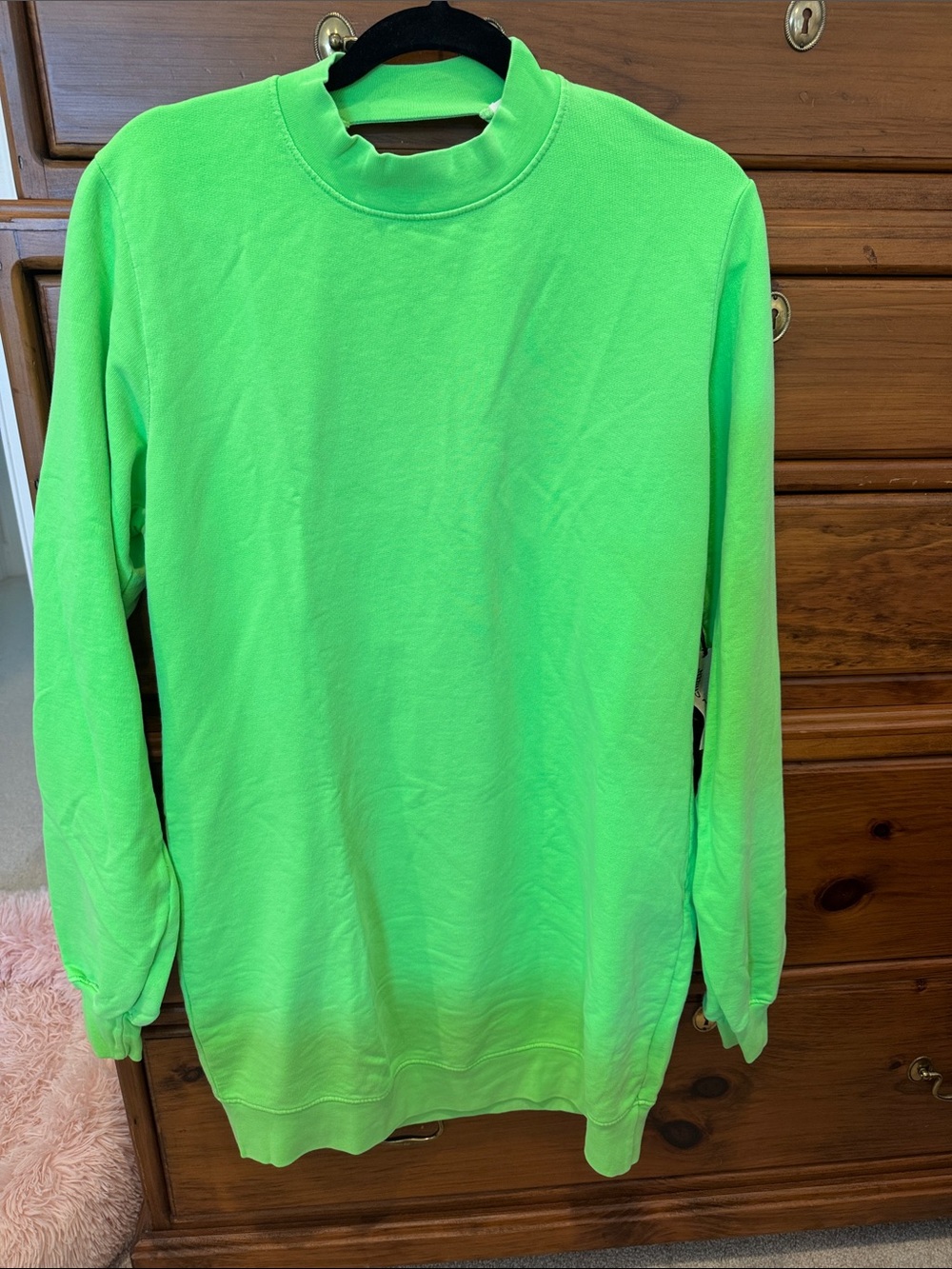 NWT Cotton Citizen Neon Green Mini Dress
